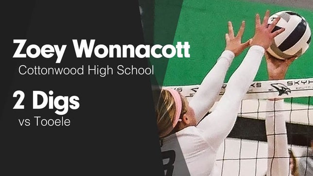 Watch this highlight video of Zoey Wonnacott