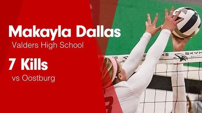 Watch this highlight video of Makayla Dallas