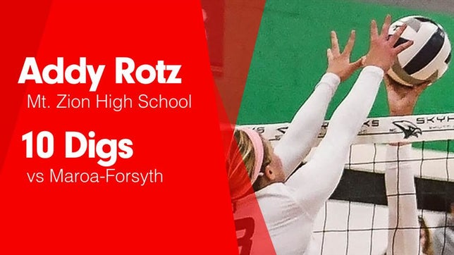 Watch this highlight video of Addy Rotz