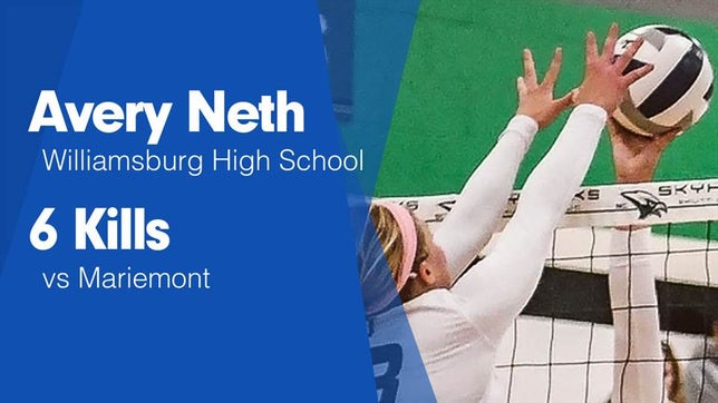 Watch this highlight video of Avery Neth