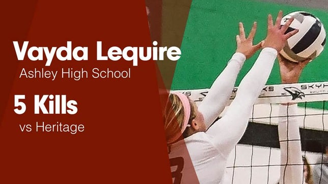 Watch this highlight video of Vayda Lequire