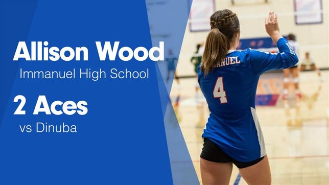 Watch this highlight video of Allison Wood