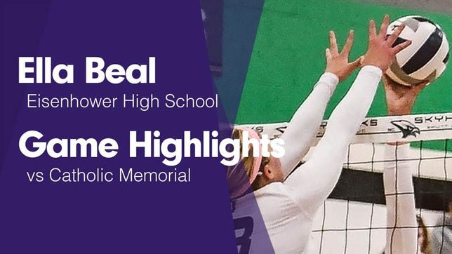 Watch this highlight video of Ella Beal