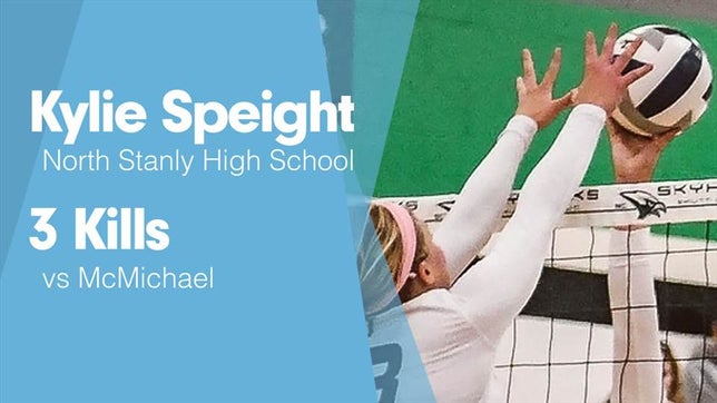 Watch this highlight video of Kylie Speight