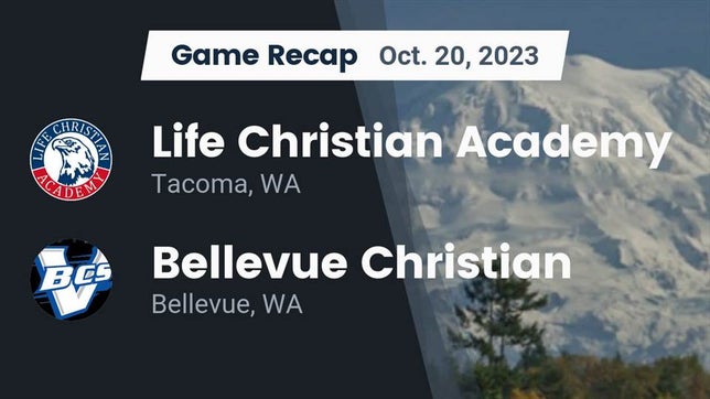 Watch this highlight video of the Life Christian Academy (Tacoma, WA) football team in its game Recap: Life Christian Academy  vs. Bellevue Christian  2023 on Oct 20, 2023