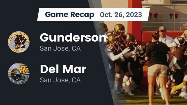 Watch this highlight video of the Gunderson (San Jose, CA) football team in its game Recap: Gunderson  vs. Del Mar  2023 on Oct 26, 2023