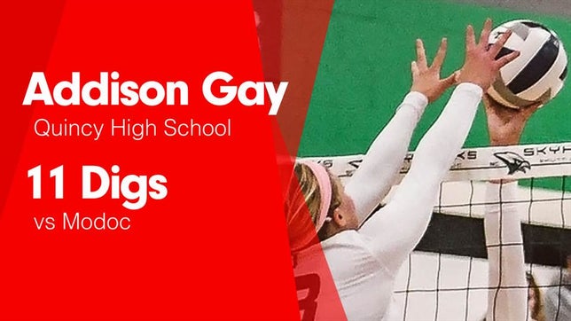 Watch this highlight video of Addison Gay