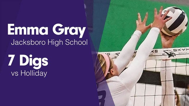 Watch this highlight video of Emma Gray