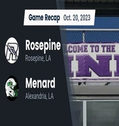 Rosepine vs Kinder | Football | 11/11/2023