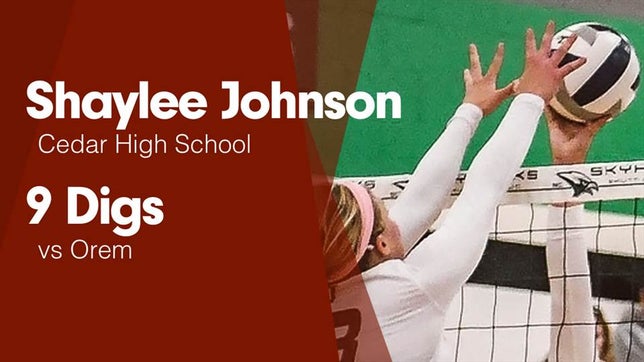 Watch this highlight video of Shaylee Johnson