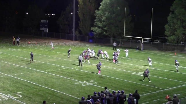Watch this highlight video of Orion Houck of the Burns (OR) football team in its game Umatilla High School on Oct 27, 2023