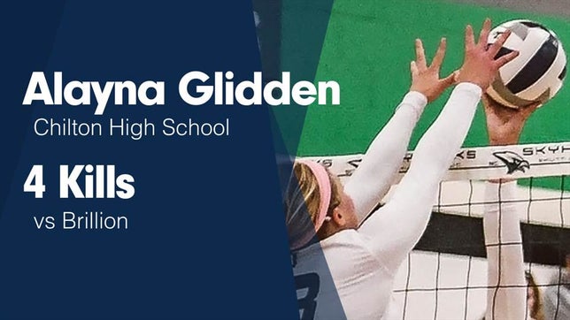 Watch this highlight video of Alayna Glidden