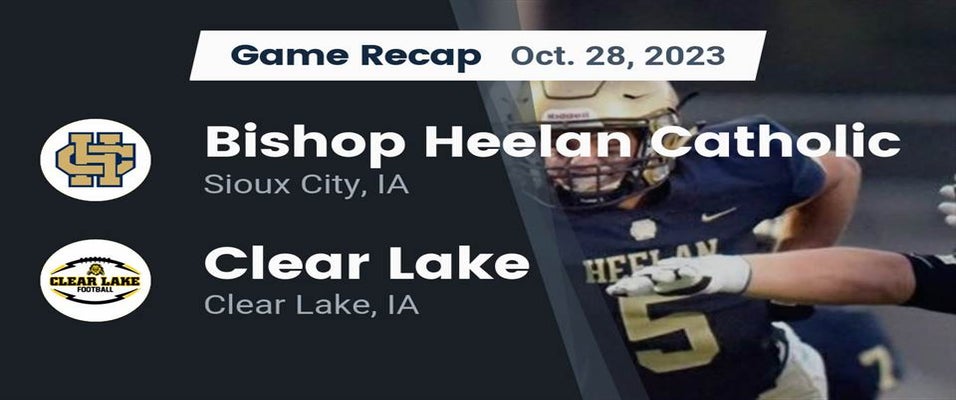Heelan Catholic vs Clear Lake Football 10/27/2023