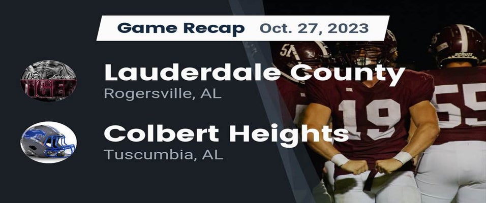 Colbert Heights vs Lauderdale County | Football | 10/27/2023