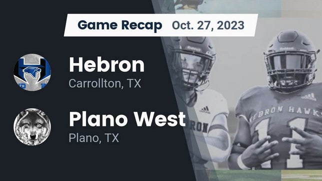 Watch this highlight video of the Hebron (Carrollton, TX) football team in its game Recap: Hebron  vs. Plano West  2023 on Oct 27, 2023