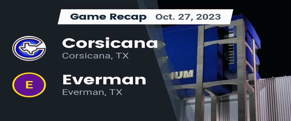 Corsicana vs Everman Football 10/27/2023