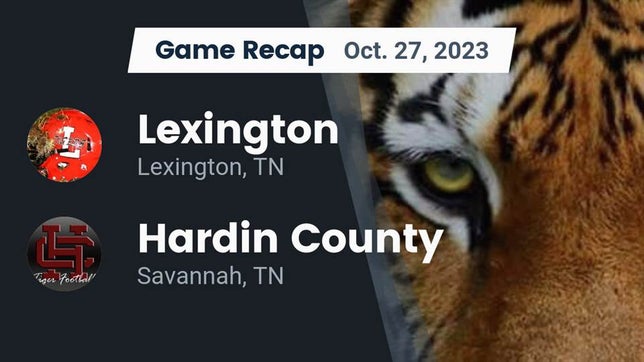 Watch this highlight video of the Lexington (TN) football team in its game Recap: Lexington  vs. Hardin County  2023 on Oct 27, 2023