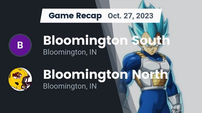 Watch this highlight video of the Bloomington South (Bloomington, IN) football team in its game Recap: Bloomington South  vs. Bloomington North  2023 on Oct 27, 2023