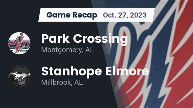Watch this highlight video of the Park Crossing (Montgomery, AL) football team in its game Recap: Park Crossing  vs. Stanhope Elmore  2023 on Oct 27, 2023
