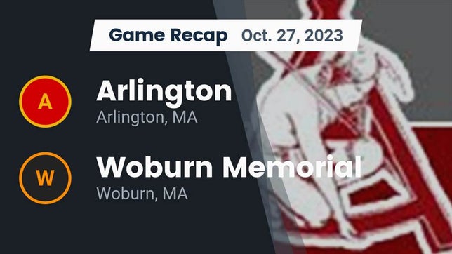 Watch this highlight video of the Arlington (MA) football team in its game Recap: Arlington  vs. Woburn Memorial  2023 on Oct 27, 2023