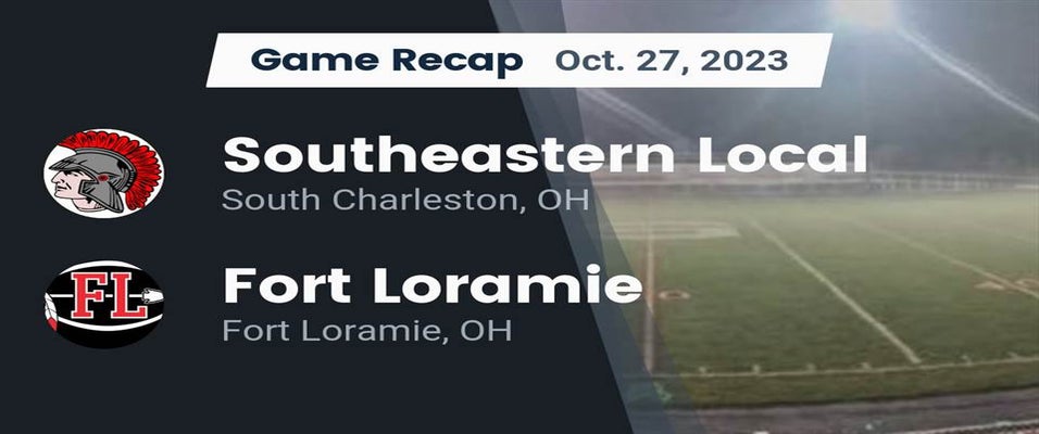 Fort Loramie vs Southeastern Local Football 10/27/2023