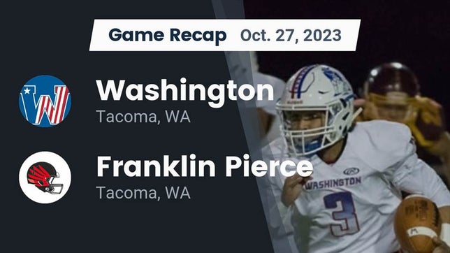 Watch this highlight video of the Washington (Tacoma, WA) football team in its game Recap: Washington  vs. Franklin Pierce  2023 on Oct 27, 2023