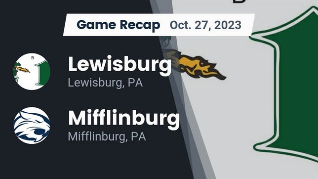 Watch this highlight video of the Lewisburg (PA) football team in its game Recap: Lewisburg  vs. Mifflinburg  2023 on Oct 27, 2023