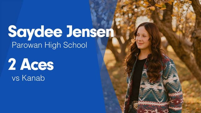 Watch this highlight video of Saydee Jensen