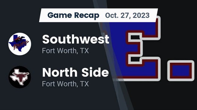 Watch this highlight video of the Southwest (Fort Worth, TX) football team in its game Recap: Southwest  vs. North Side  2023 on Oct 27, 2023