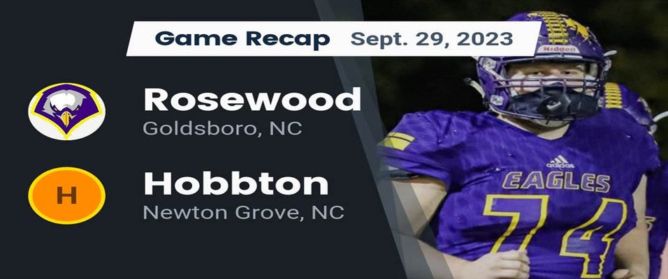 Rosewood vs Hobbton Football 9/29/2023