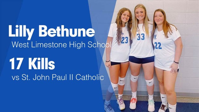 Watch this highlight video of Lilly Bethune