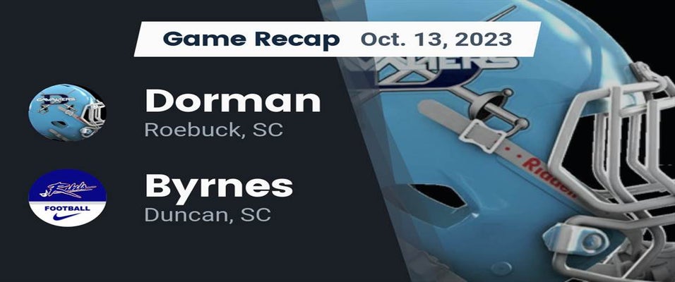 Dorman vs James F. Byrnes Football 10/13/2023