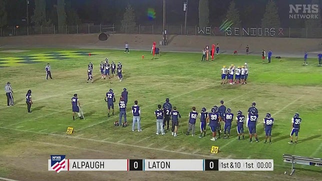 Watch this highlight video of Brian Ramirez of the Laton (CA) football team in its game Alpaugh High School on Oct 20, 2023