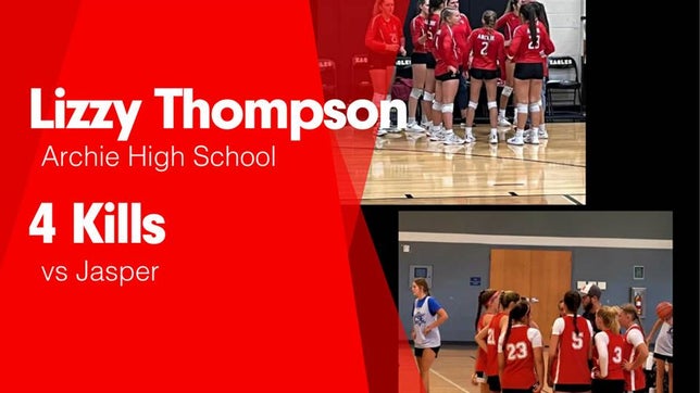Watch this highlight video of Lizzy Thompson