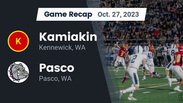 Watch this highlight video of the Kamiakin (Kennewick, WA) football team in its game Recap: Kamiakin  vs. Pasco  2023 on Oct 27, 2023