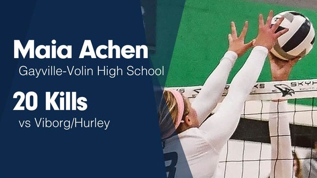 Watch this highlight video of Maia Achen