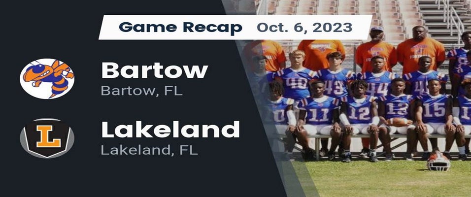 Bartow vs Lakeland Football 10/5/2023