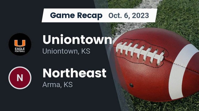 Watch this highlight video of the Uniontown (KS) football team in its game Recap: Uniontown  vs. Northeast  2023 on Oct 6, 2023