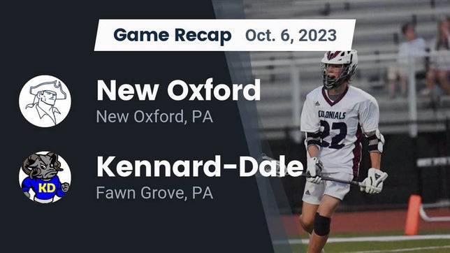 Watch this highlight video of the New Oxford (PA) football team in its game Recap: New Oxford  vs. Kennard-Dale  2023 on Oct 6, 2023
