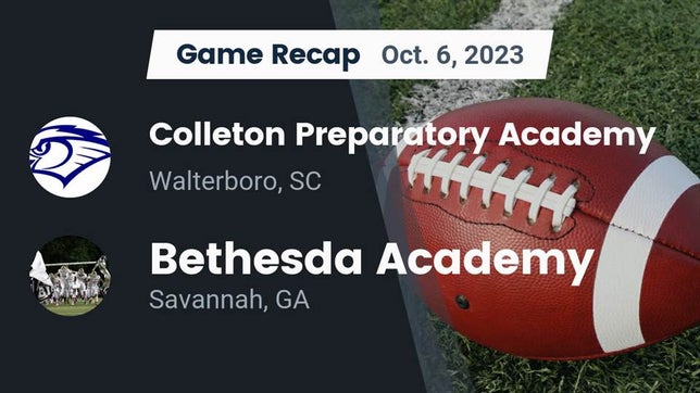 Football Game Recap: Beaufort Academy Eagles vs. Colleton Prep Academy ...
