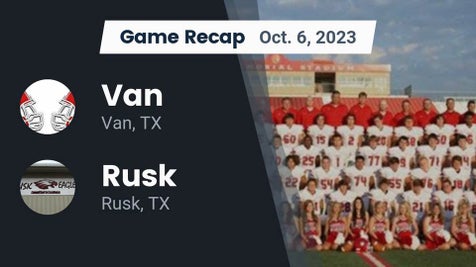 Van vs Rusk | Football | 10/6/2023