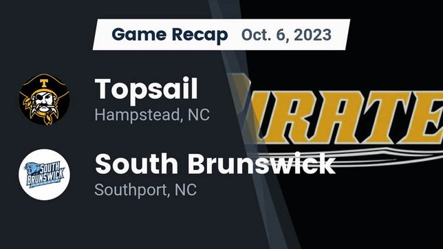 Watch this highlight video of the Topsail (Hampstead, NC) football team in its game Recap: Topsail  vs. South Brunswick  2023 on Oct 6, 2023