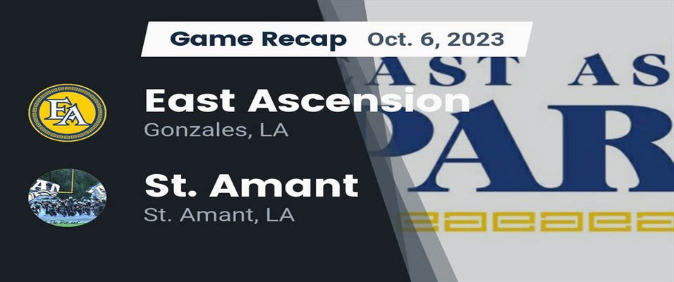 St. Amant vs East Ascension Football 10/6/2023
