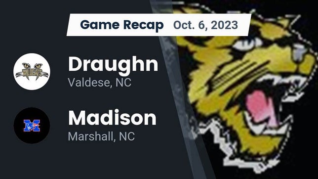 Watch this highlight video of the Draughn (Valdese, NC) football team in its game Recap: Draughn  vs. Madison  2023 on Oct 6, 2023