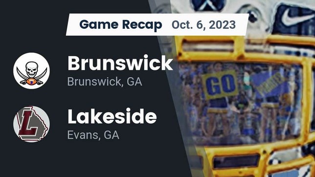 Watch this highlight video of the Brunswick (GA) football team in its game Recap: Brunswick  vs. Lakeside  2023 on Oct 6, 2023