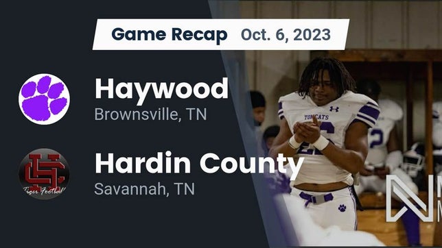 Watch this highlight video of the Haywood (Brownsville, TN) football team in its game Recap: Haywood  vs. Hardin County  2023 on Oct 6, 2023