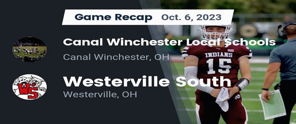 Westerville South vs Canal Winchester Football 10/6/2023