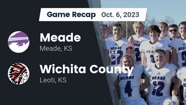 Watch this highlight video of the Meade (KS) football team in its game Recap: Meade  vs. Wichita County  2023 on Oct 6, 2023