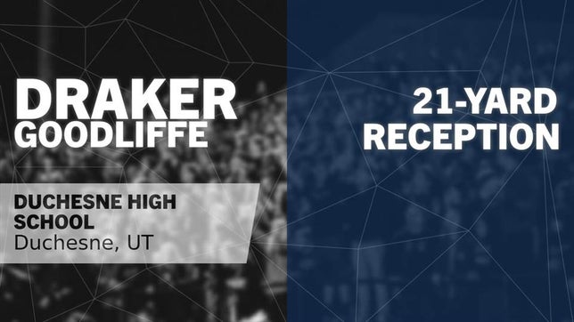 Watch this highlight video of Draker Goodliffe