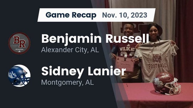 Watch this highlight video of the Benjamin Russell (Alexander City, AL) football team in its game Recap: Benjamin Russell  vs. Sidney Lanier  2023 on Nov 9, 2023